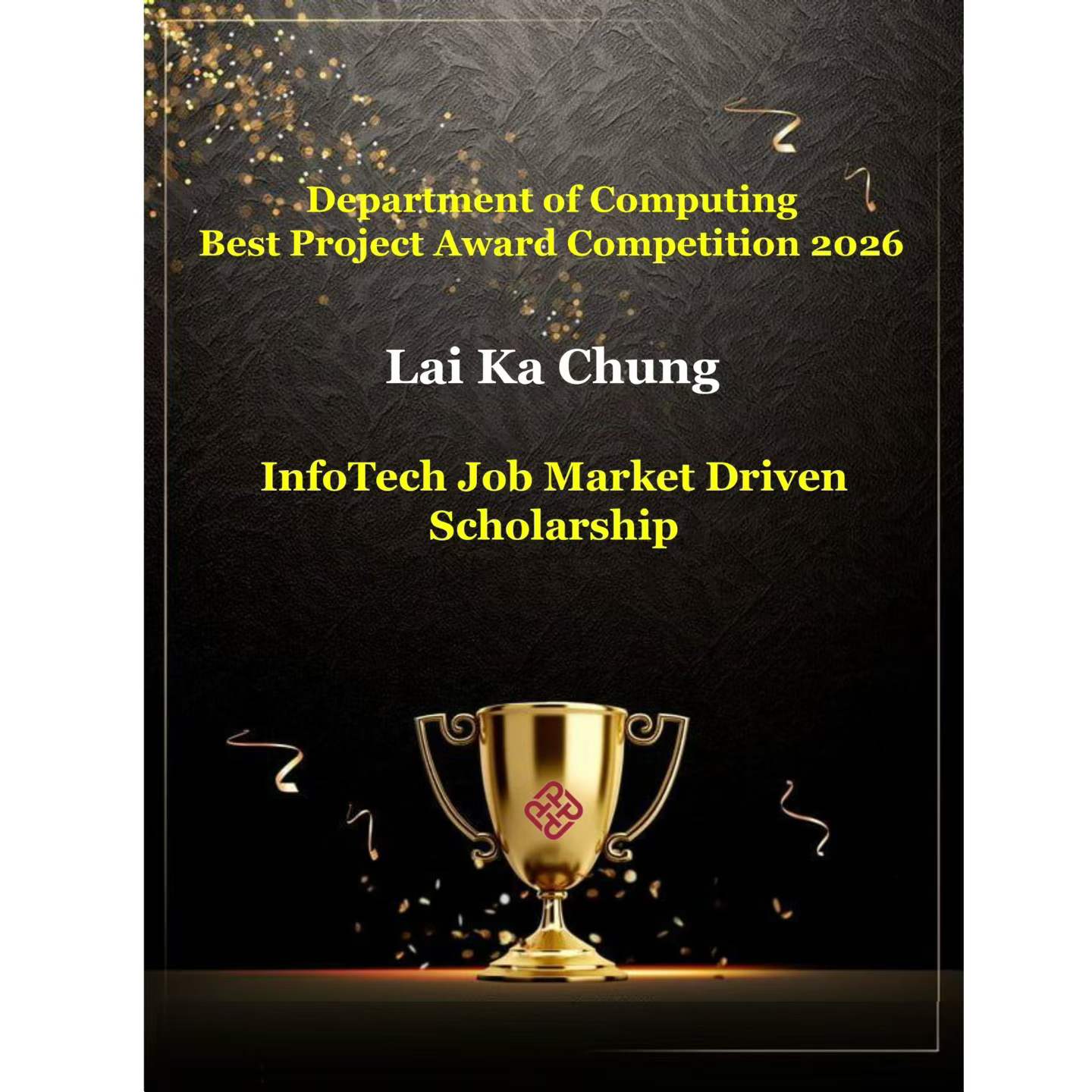Department of Computing Best Project Award Competition 2026 — mentee InfoTech Job Market Driven Scholarship