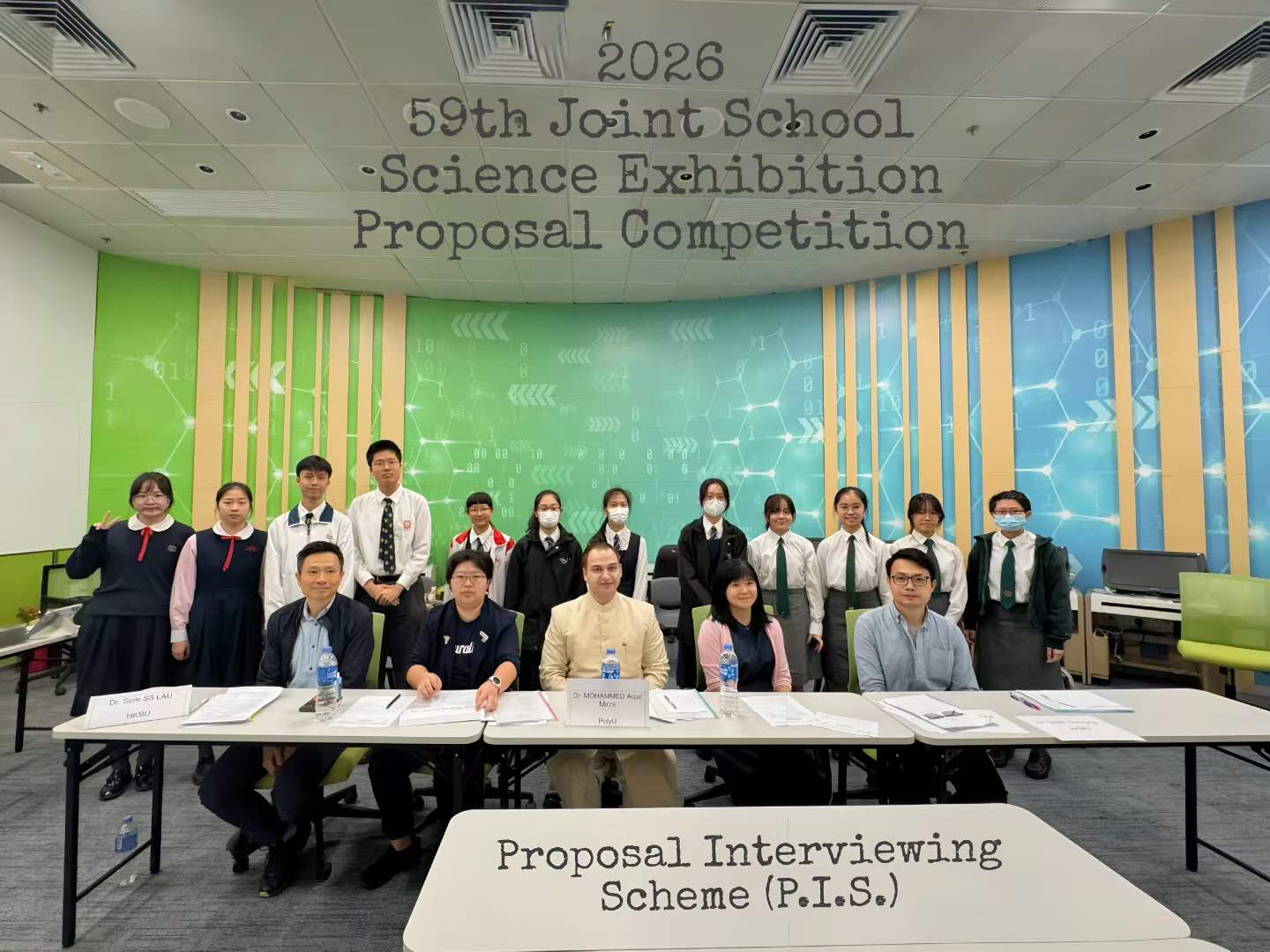Judging panel, 59th Joint School Science Exhibition Proposal Competition 2026 — Proposal Interviewing Scheme